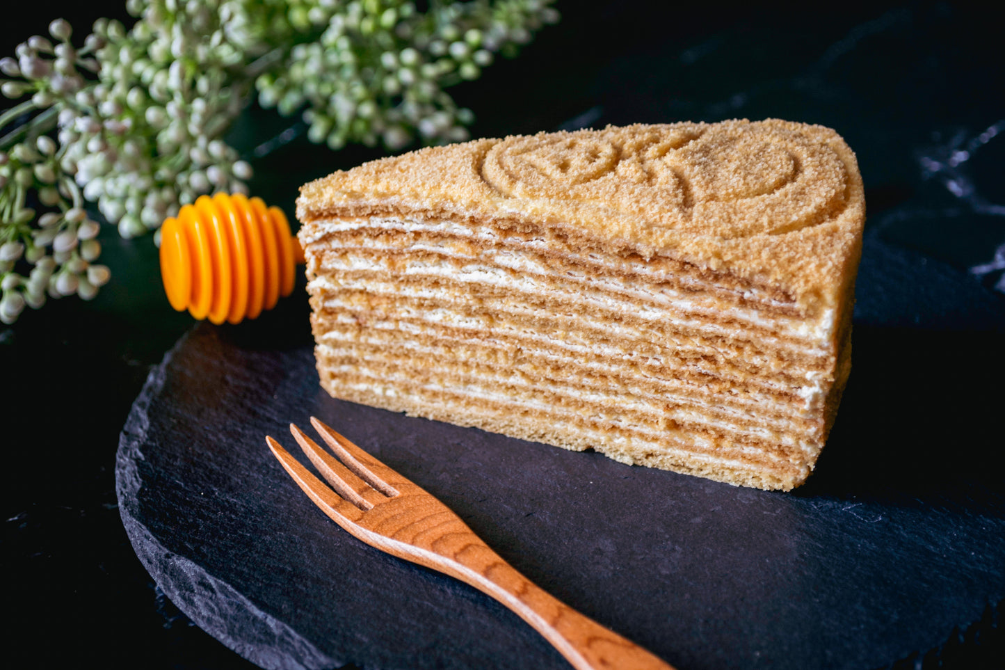 Honey Layer Cake / Медовик (Slice)