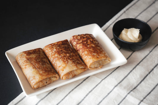 Russian Stuffed Pancake (Blinchiki) / Блинчики