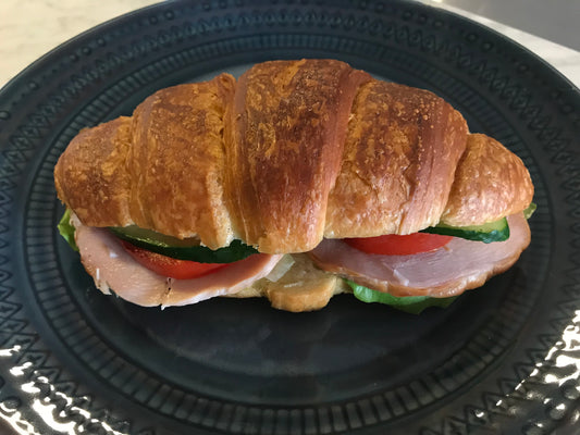 Croissant Sandwich with Smoked Chicken