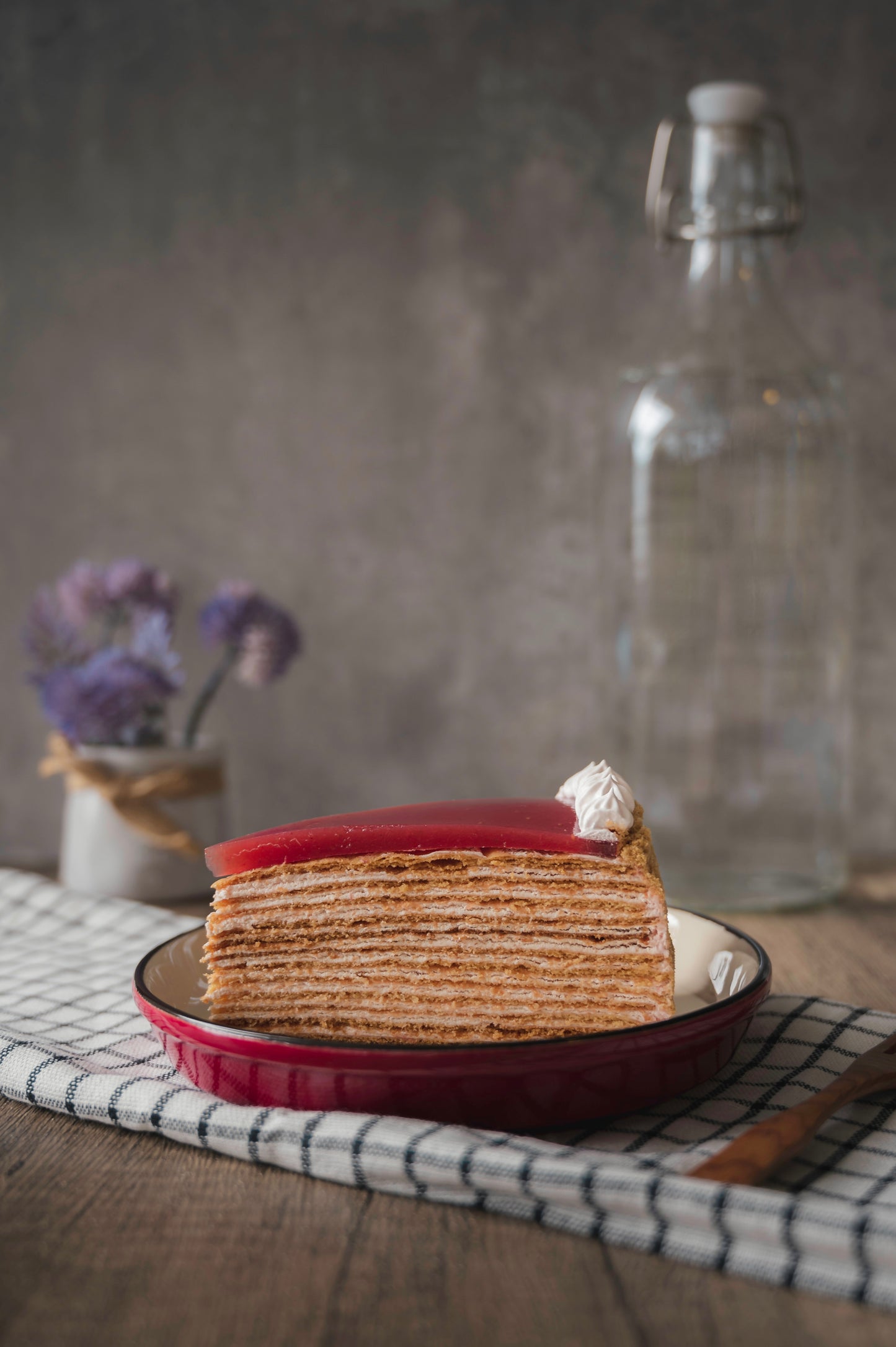 Strawberry Chocolate Honey Layers
